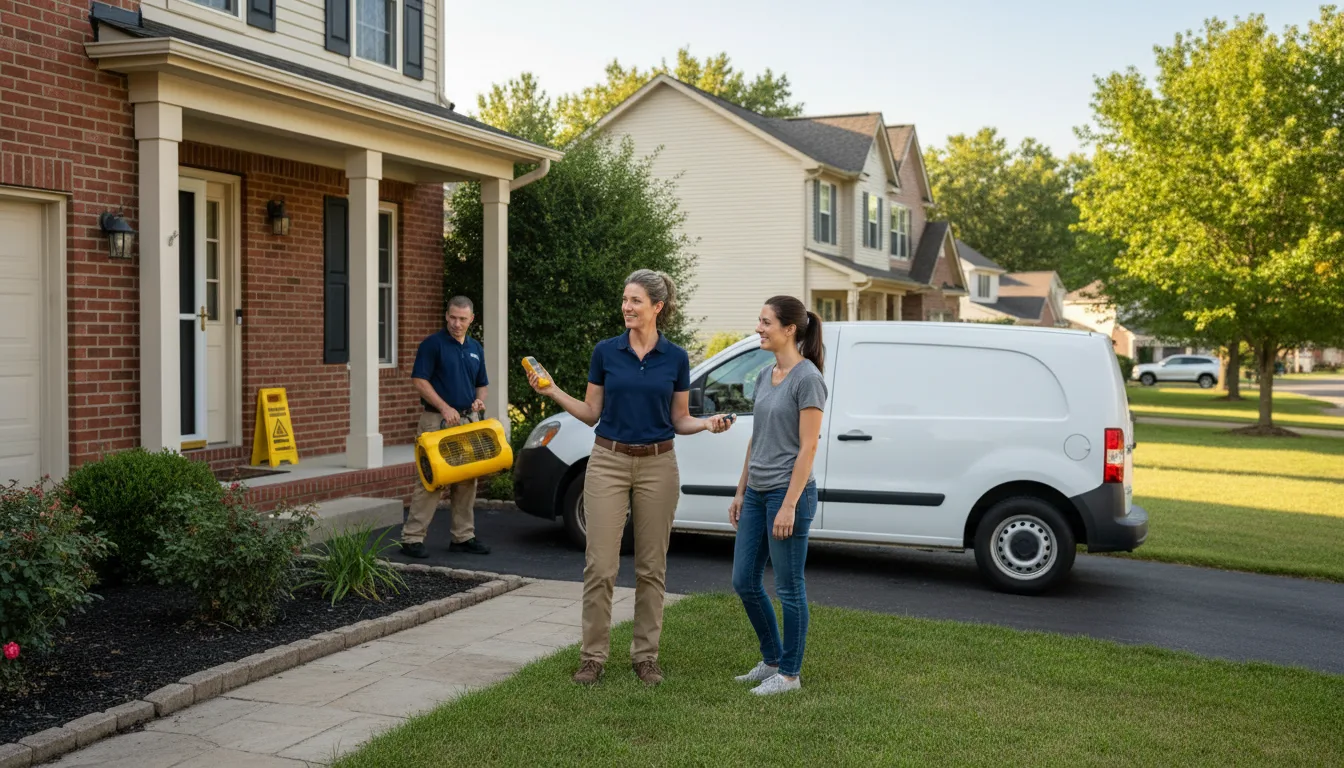 Residential water damage restoration in Mountain Home, ID